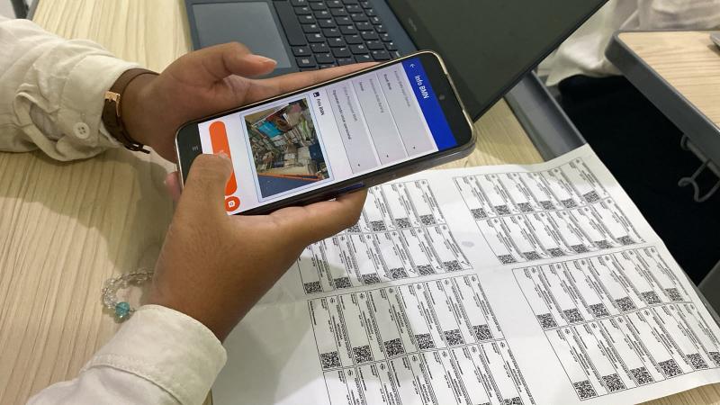 Kegiatan inventarisasi koleksi bahan pustaka di Perpustakaan Nidya Widya BPMP DIY